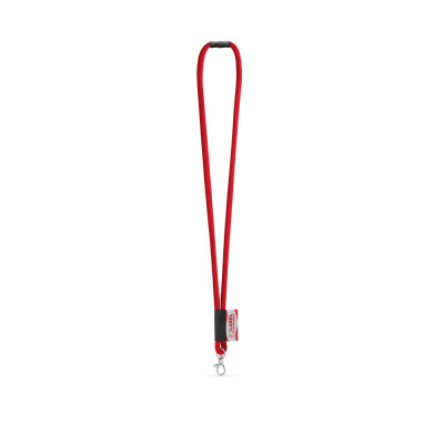 WISBECH. SET Lanyard TUBE Long (Ø 7 mm) com mosquetão de gatilho 9 mm e Fecho de segurança Ø 7 mm